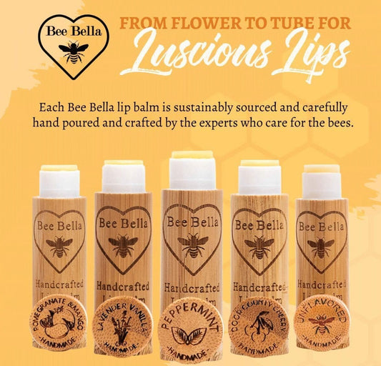 Bee Bella Handcrafted Organic Lip Balm Made In Small Batches By The Beekeepers