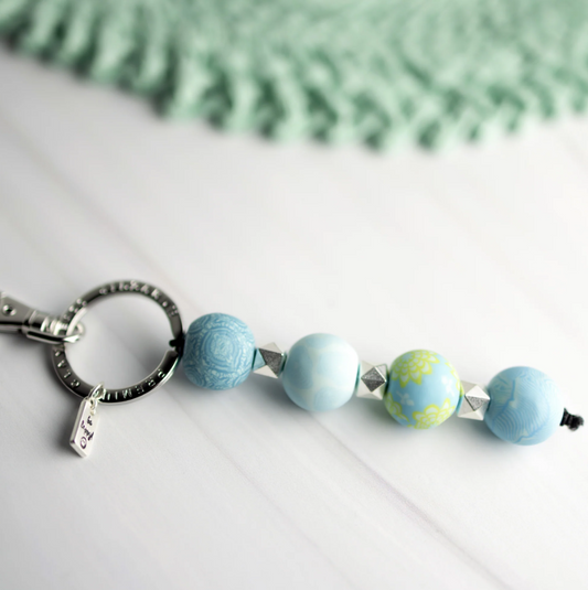 Bermuda Blue 4-Ball Keychain by Jilzarah