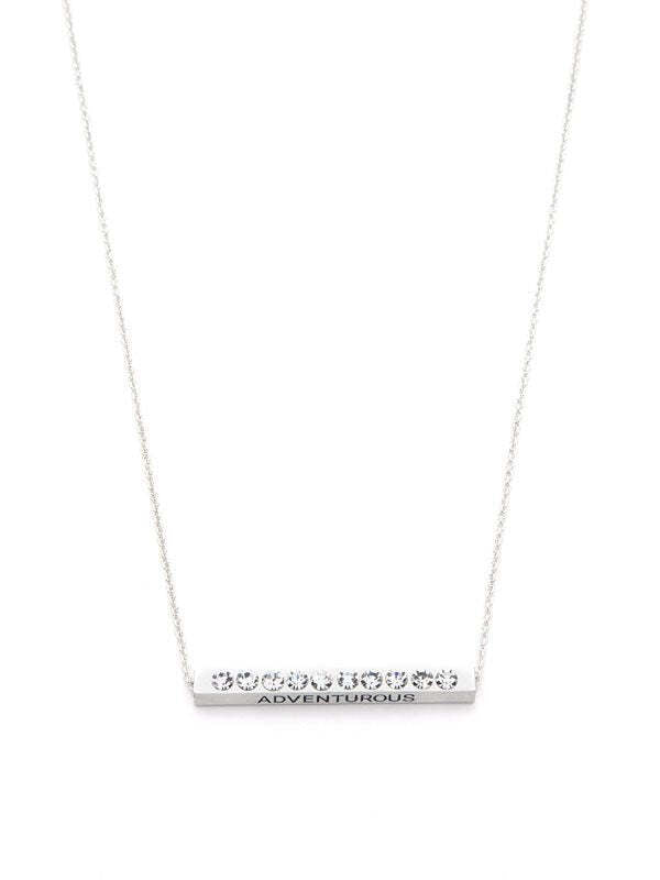 Birthstone Color Bar Necklace Laura Janelle