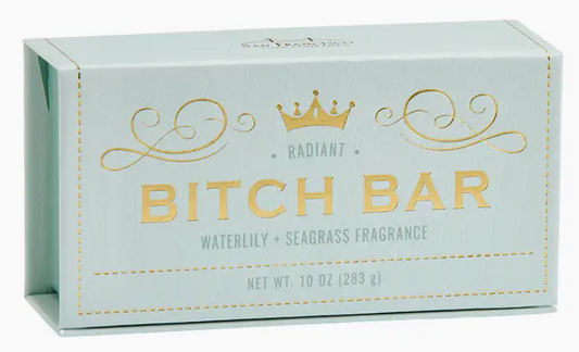 Bitch Bar Radiant Waterlilly + Seagrass Bar Saop by San Francisco Soap Company
