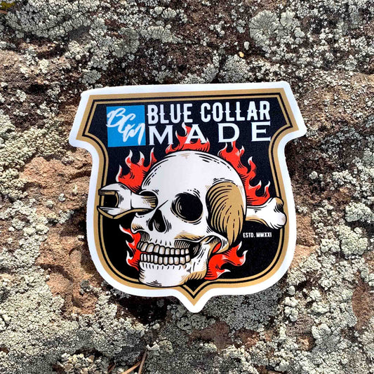 BCM Skull Badge Sticker