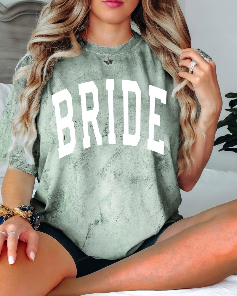 Bride Mrs Honeymoon Comfort Colors Garment Dyed T Shirt (condensed)