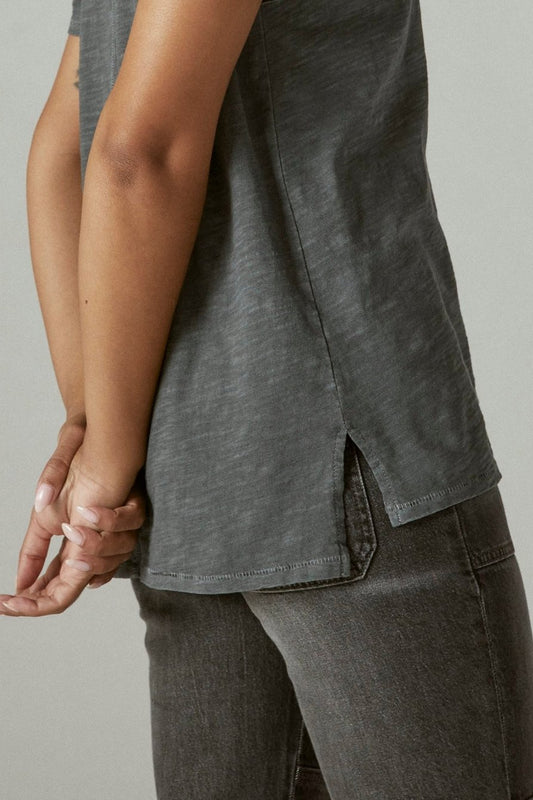 Asphalt V Neck T-Shirt by Lucky Brand