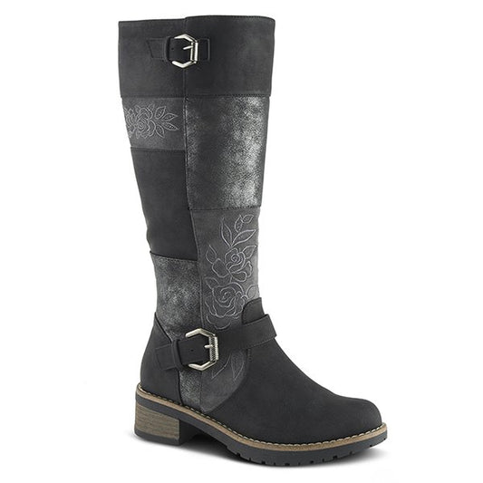 Collage By Patriziz - Black Knee High Boots