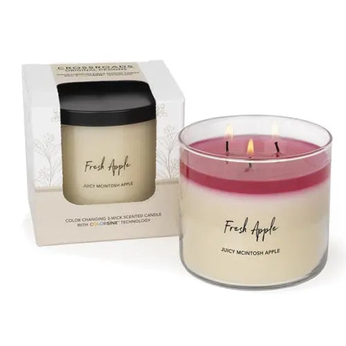 Crossroads Color Changing 3 Wick Jar Candle