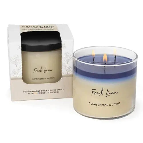 Crossroads Color Changing 3 Wick Jar Candle