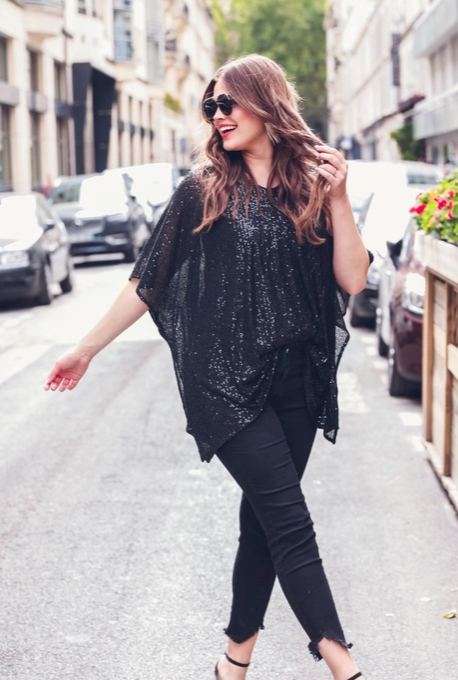 Celebrity Status Sequin Top