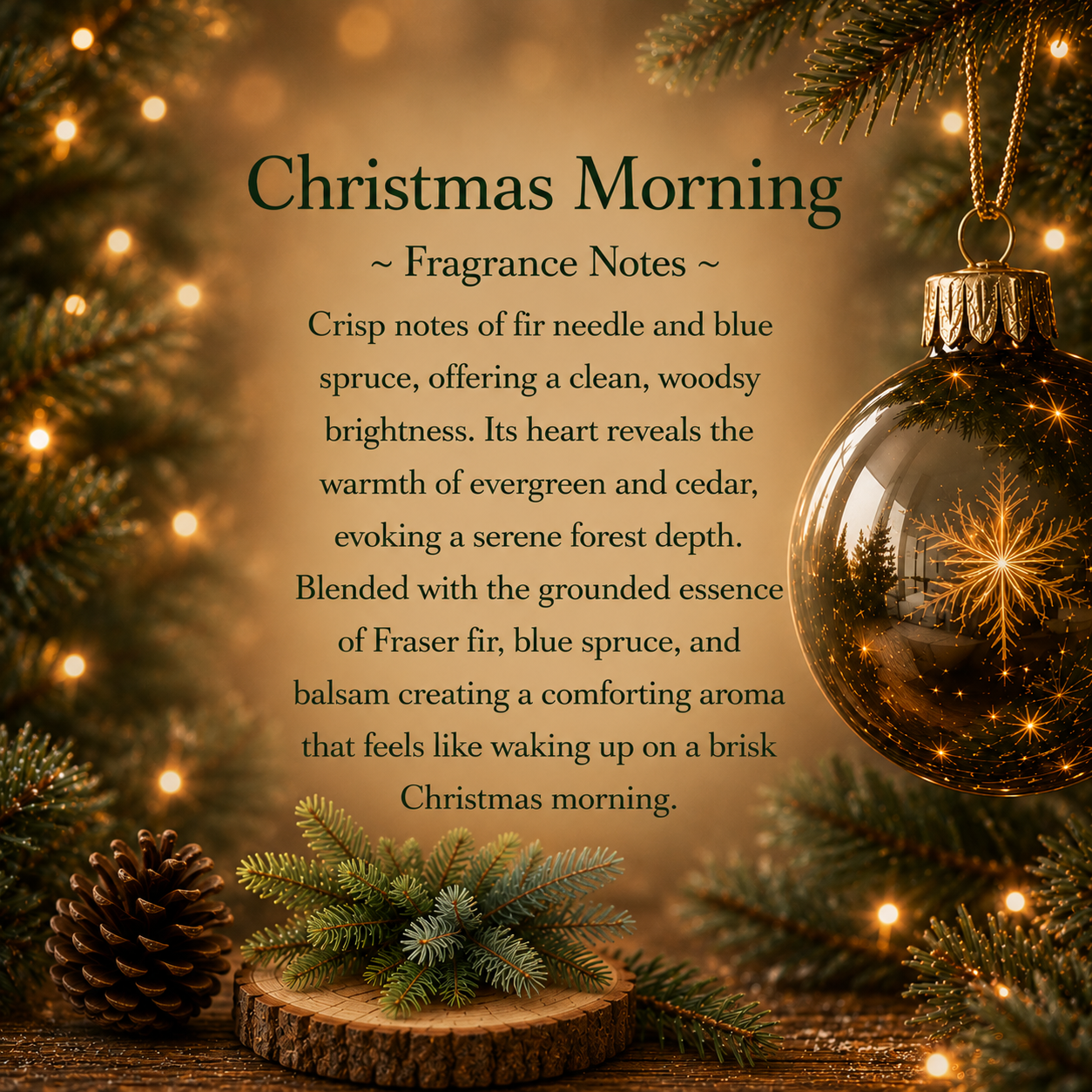 Limited Edition: Christmas Morning Crystal-Enhanced Reed Oil Diffuser, 100ml