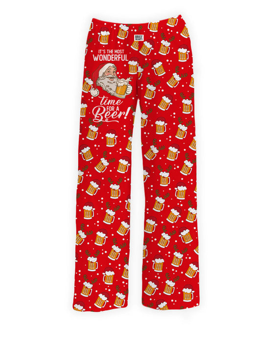 Christmas Beer Brief Insanity Lounge Pajama Pant