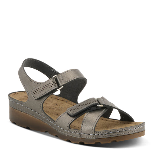 Chrome Flexus Italian Comfort Sandal by Spring Footwear