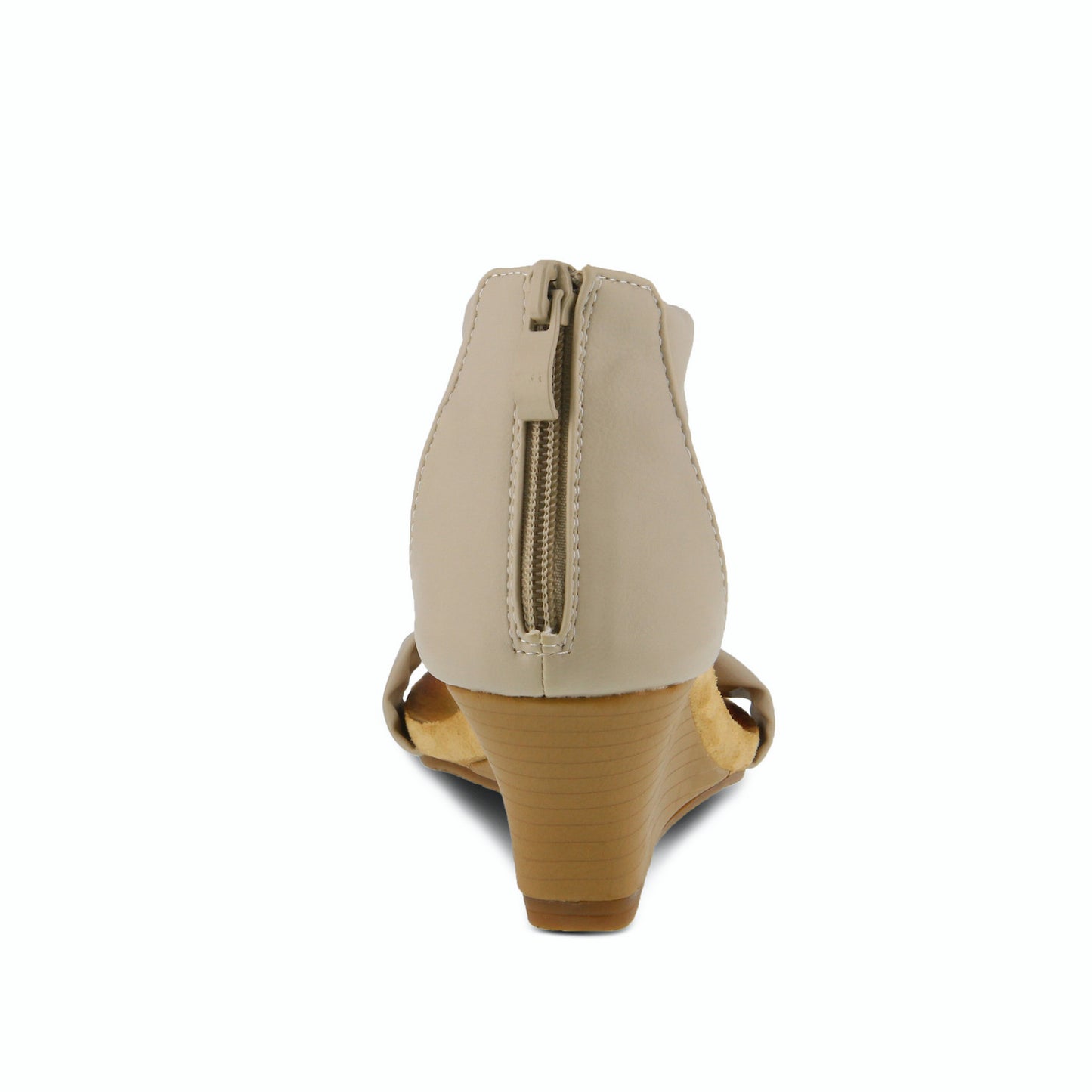 Harlequin Beige Sandal by Patrizia