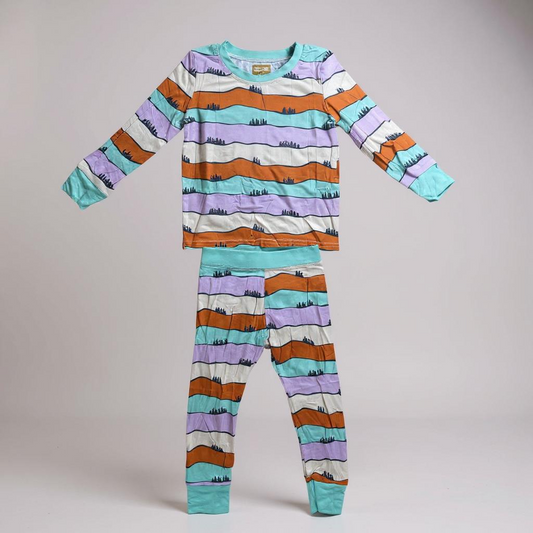 Hills Bamboo PJ Set - Premium Kids Pajamas | Eco-Friendly Sleepwear