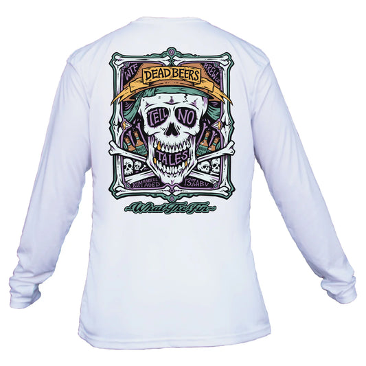 Dead Beers Tell No Tales Rum Barrel Ages 13% ABV WTF Brew Co White L/S Performance What The Fin