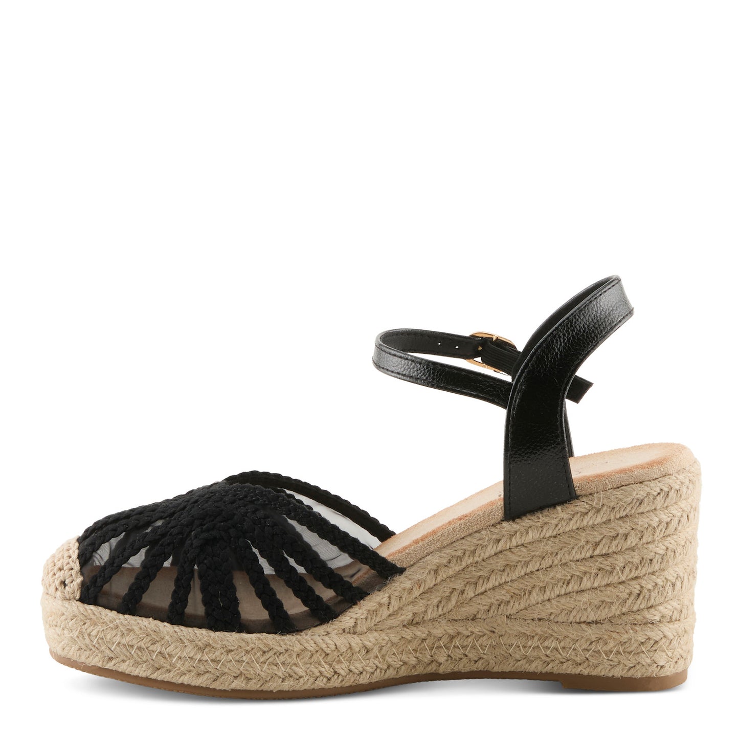 ESPALLI Black Espadrille Wedge by Azura from Spring Step Shoes