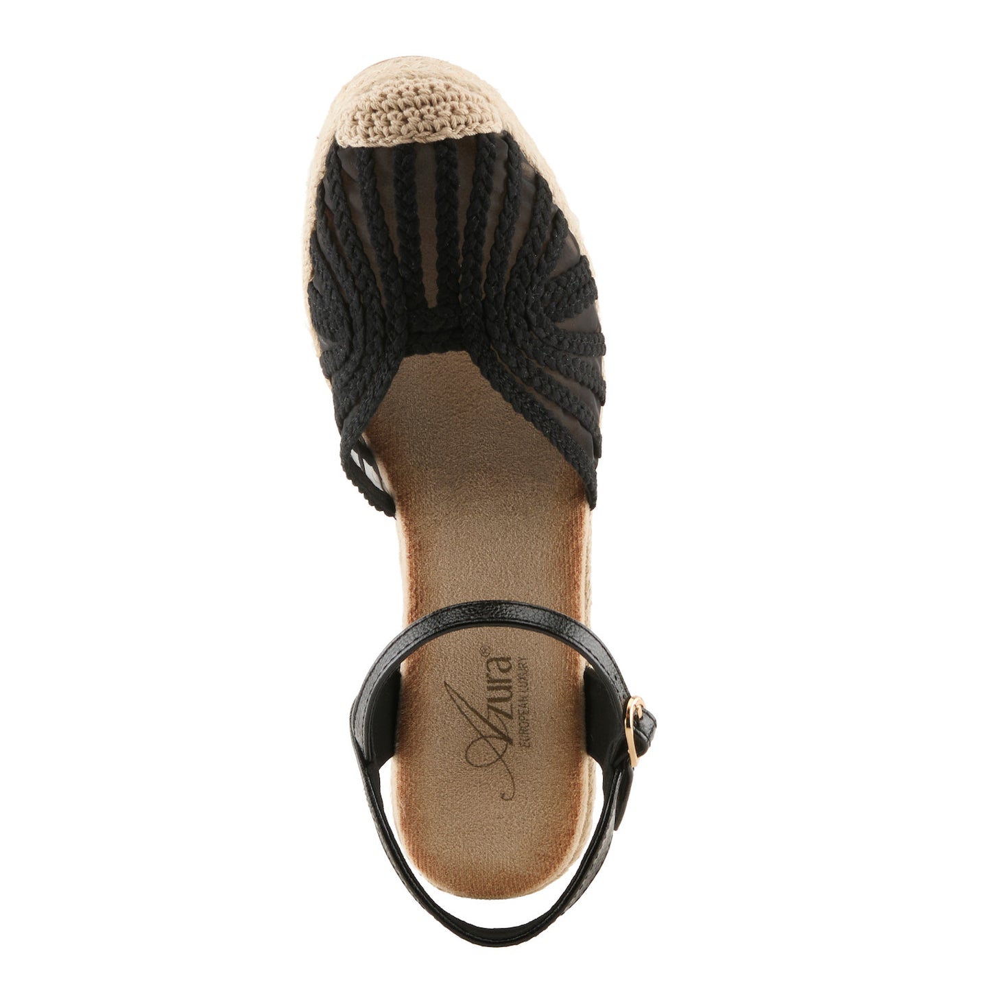 ESPALLI Black Espadrille Wedge by Azura from Spring Step Shoes