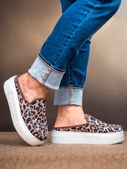 EMILY Leopard Sneaker Slide Shoe