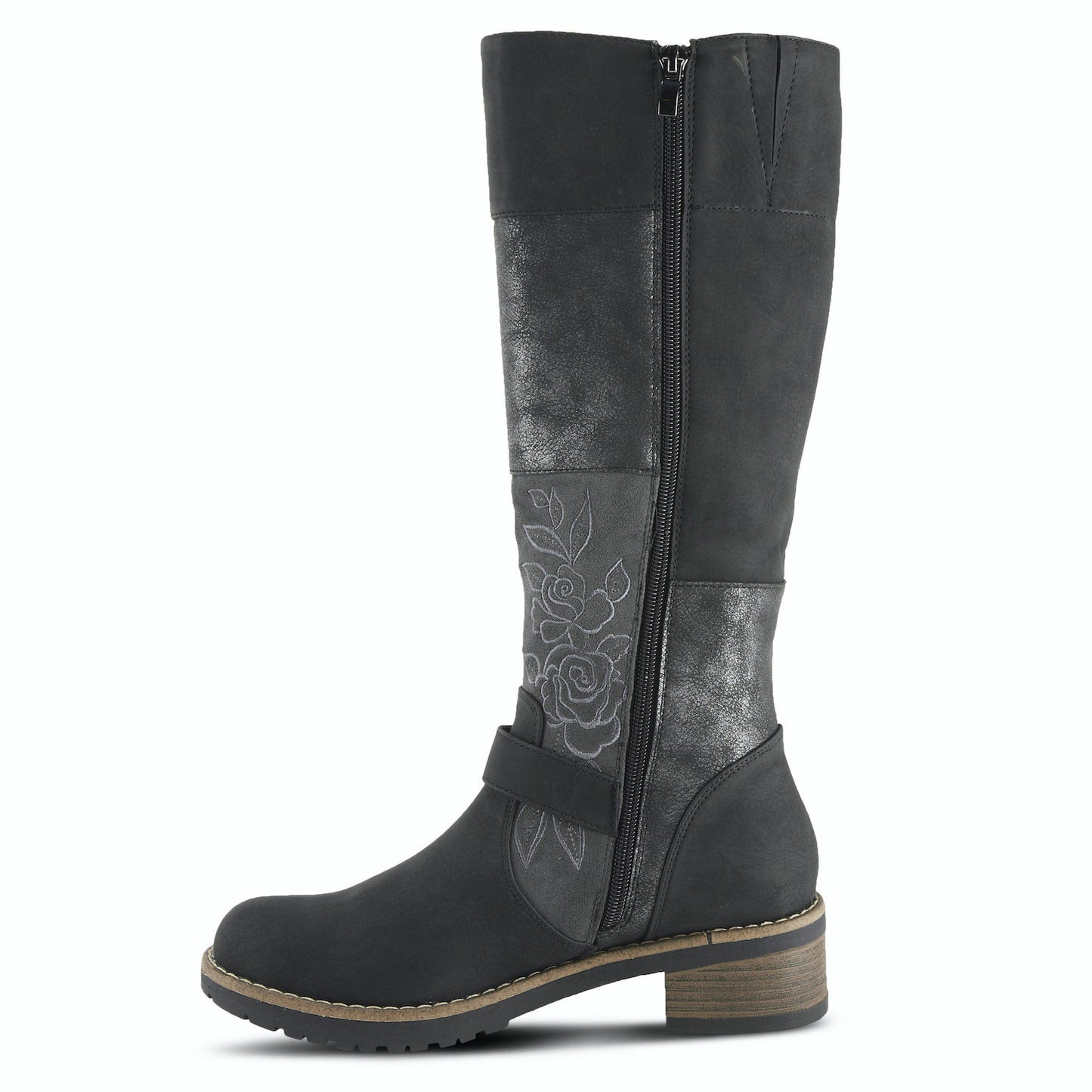 Collage By Patriziz - Black Knee High Boots