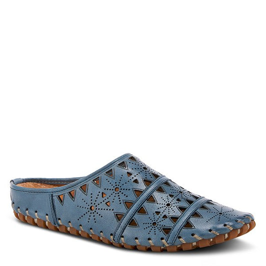 FUSALIDE BLUE SLIDE Shoe by Spring Step Style