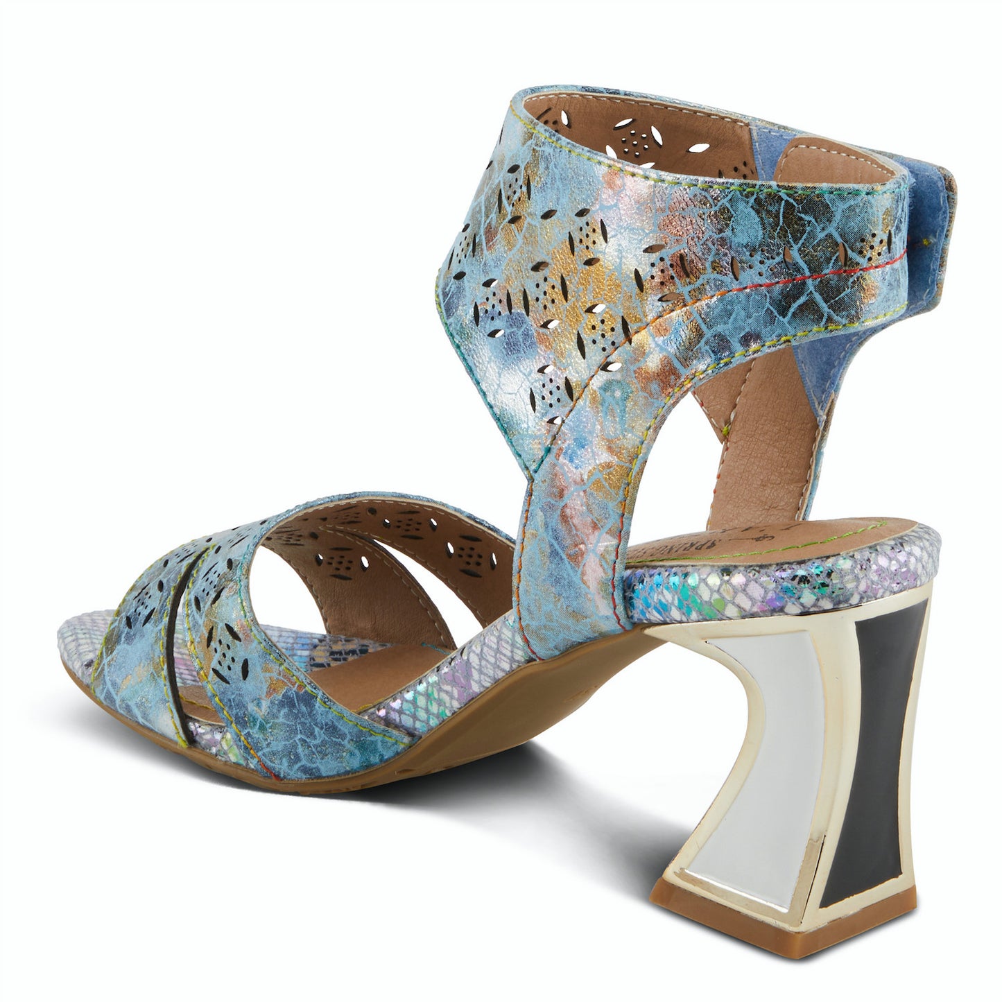 Poster Metal Blue Multi Leather by Spring Step