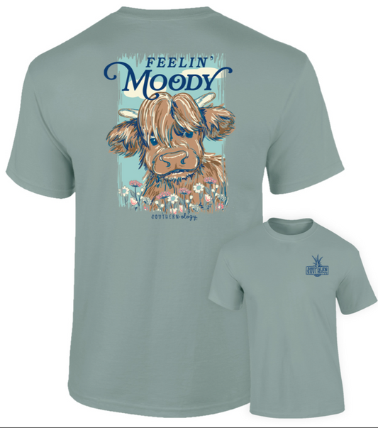 Feelin' Moody - Bay - Southernology Short Sleeve Comfort Color Tee