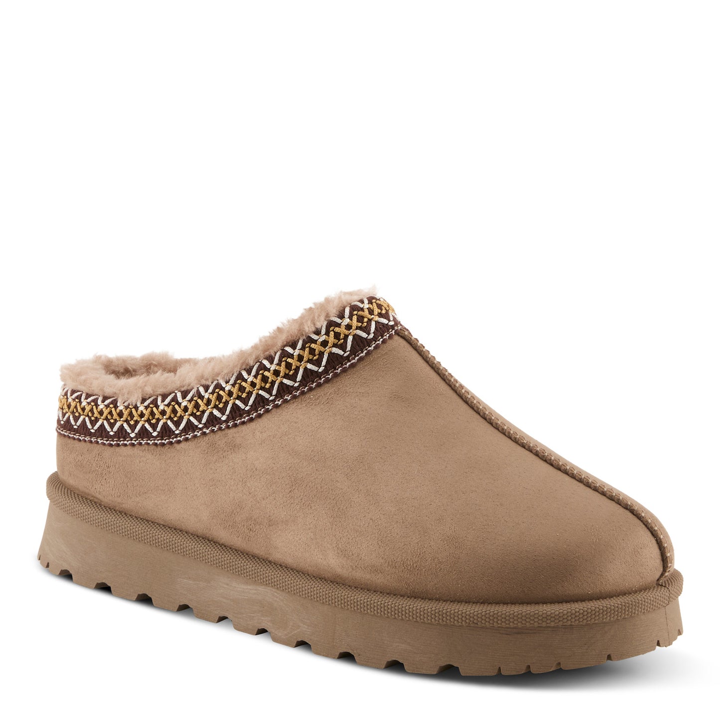 Alexon Taupe Classic Slip On Clog by Flexus