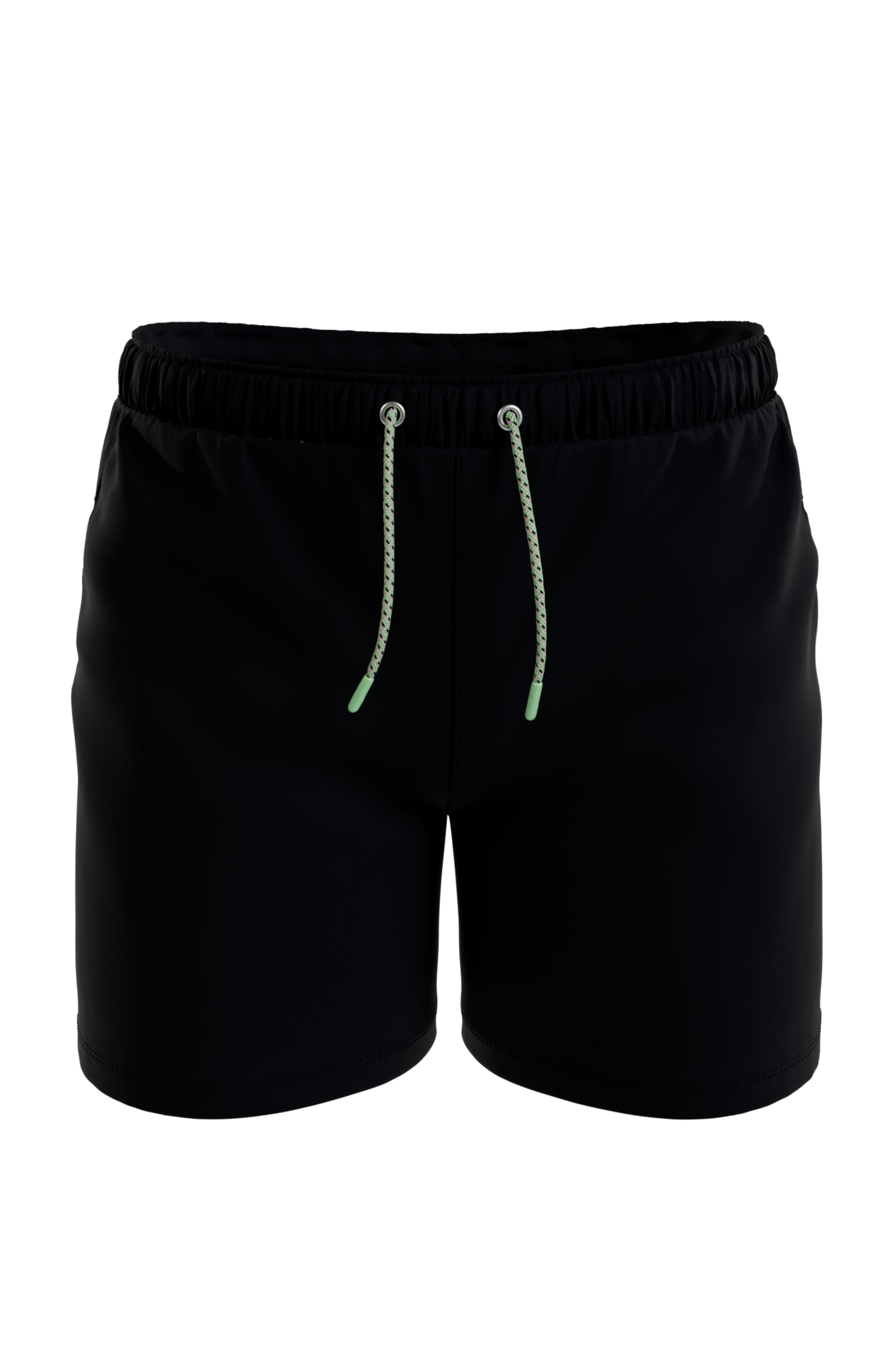 The Funky Fresh | Black and Neon Tribal Ball Hammock® Pouch 5" Swim Trunks