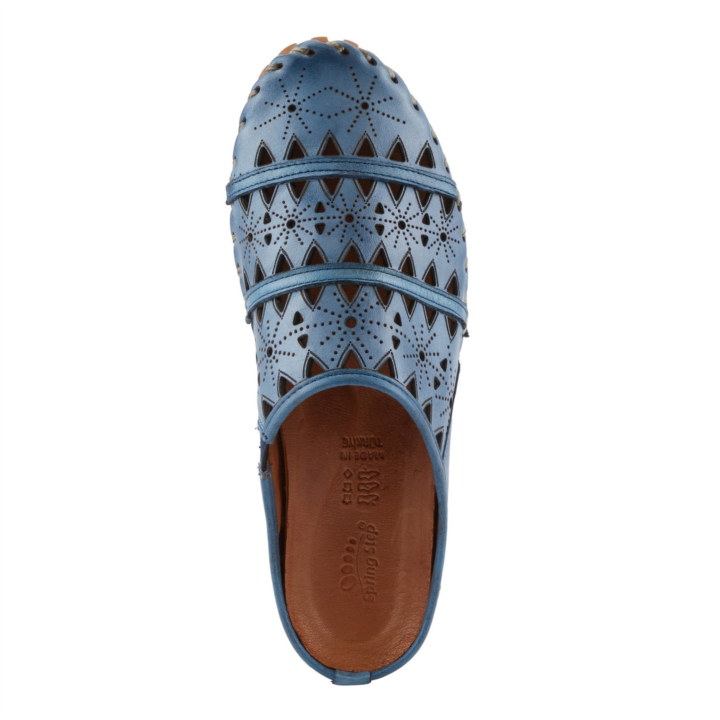 FUSALIDE BLUE SLIDE Shoe by Spring Step Style