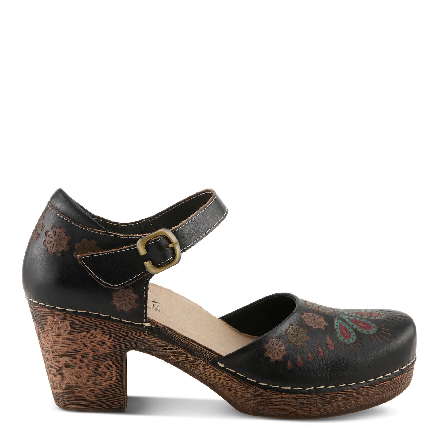 BRIDGITTE Multicolor Boho Chic Mary Jane by L`ARTISTE