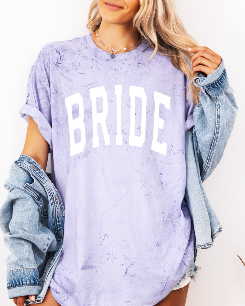 Bride Mrs Honeymoon Comfort Colors Garment Dyed T Shirt (condensed)