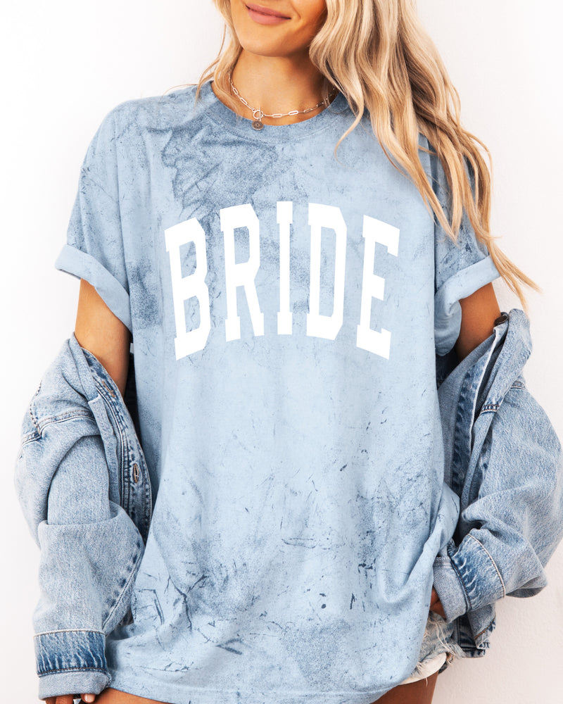 Bride Mrs Honeymoon Comfort Colors Garment Dyed T Shirt (condensed)