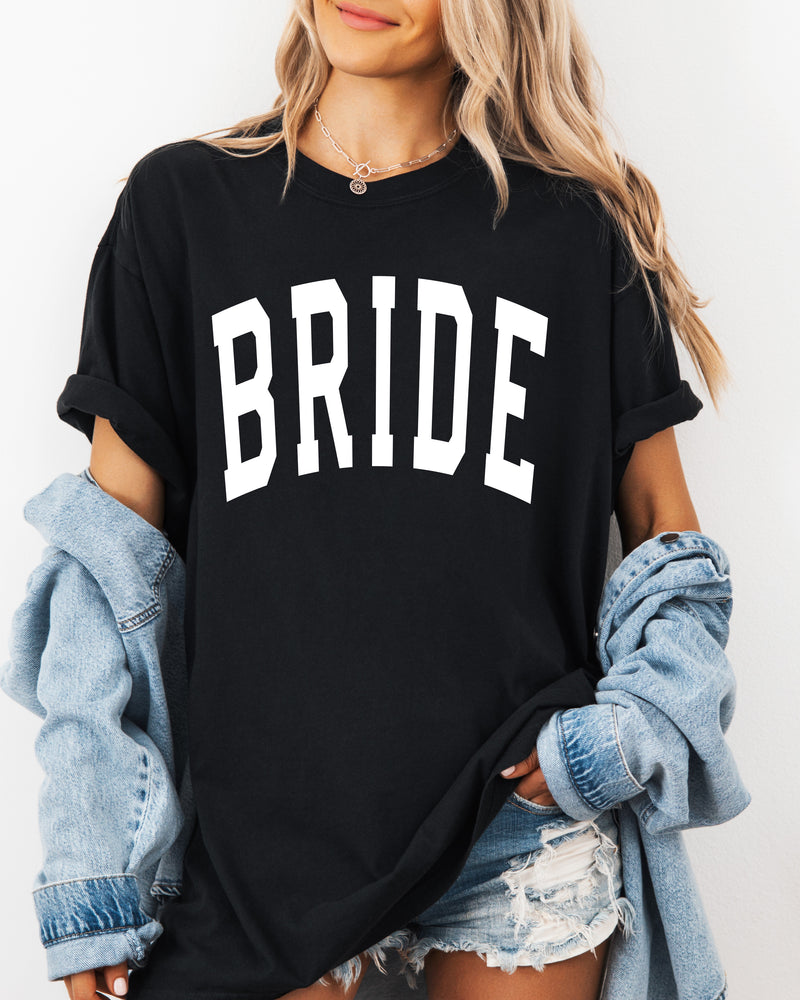Bride Mrs Honeymoon Comfort Colors Garment Dyed T Shirt (condensed)