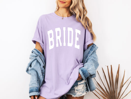 Bride Mrs Honeymoon Comfort Colors Garment Dyed T Shirt (condensed)