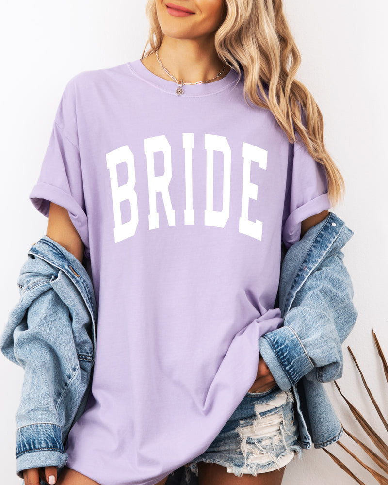 Bride Mrs Honeymoon Comfort Colors Garment Dyed T Shirt (condensed)