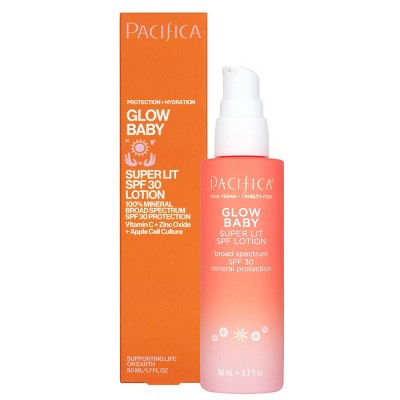 Pacifica Glow Baby Super Glow Face Lotion SPF 30 1.7 fl oz - Imperfect Box