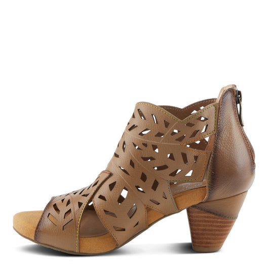 ICON Tan Heel Sandals by L'Artiste