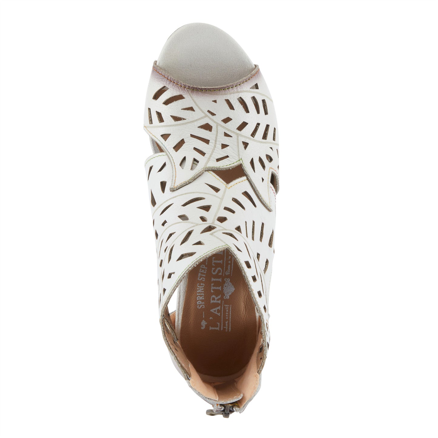 ICON Off White Heel Sandals by L'Artiste