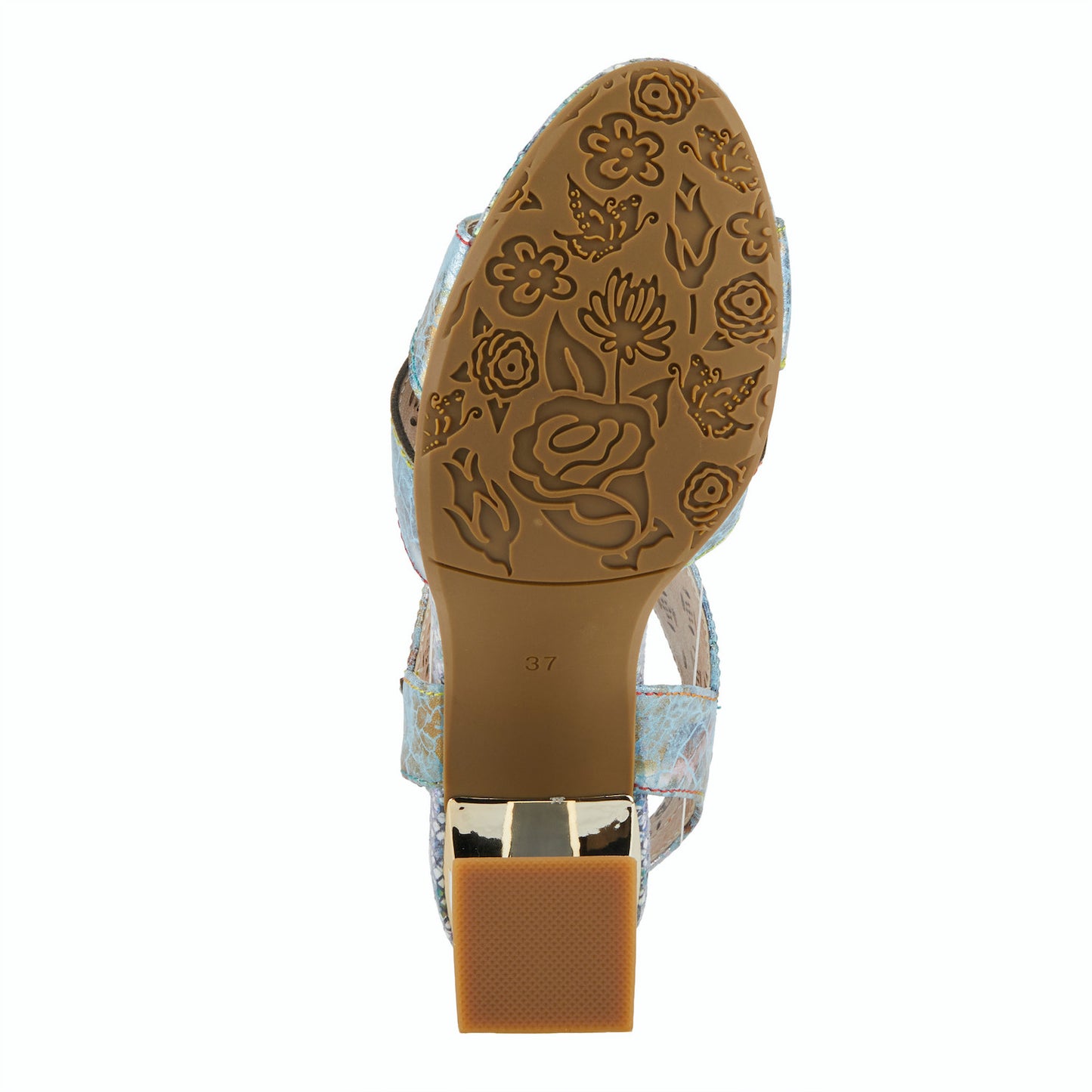 Poster Metal Blue Multi Leather by Spring Step