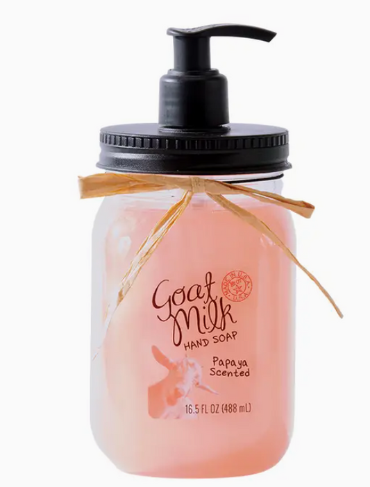 Goat Milk Papaya 16.5oz Liquid Hand Soap by San Francisco Soap Company