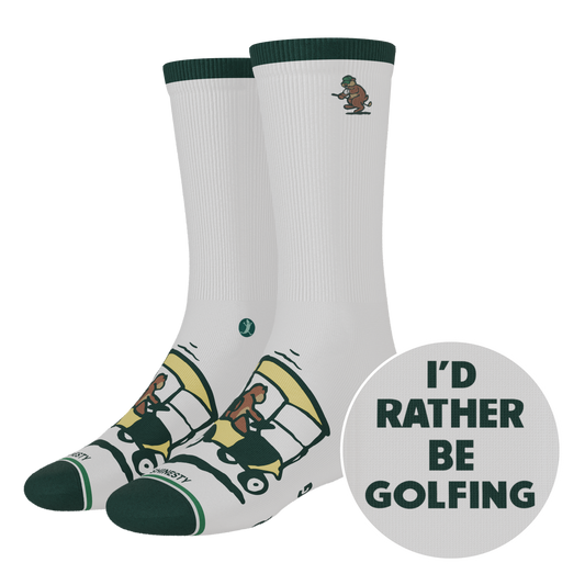 The Golpher | Golf Gopher Heel Hammock™ Crew Socks