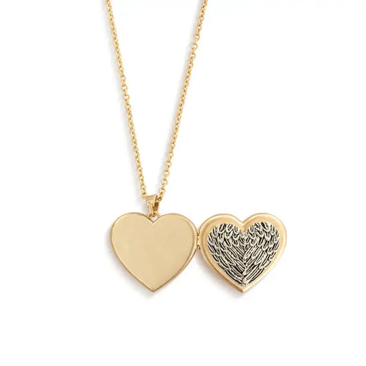 Love You Guardian Angel Gold Locket -Adjustable 18in+2 by Demdaco A wearable way to keep a loved one close