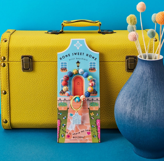 Happy Place 'Home Sweet Home' Wrist Keychain by Jilzarah