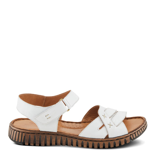NOCHELLA Supremely soft White Sandal by Spring Step