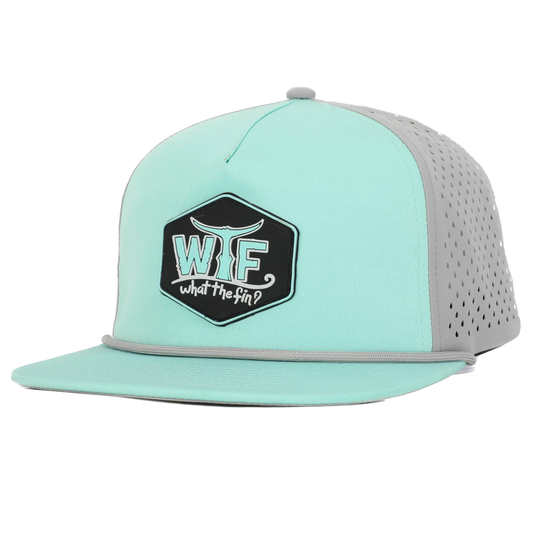 WTF Hydro Hex What The Fin Floatable Trucker Hat - Teal