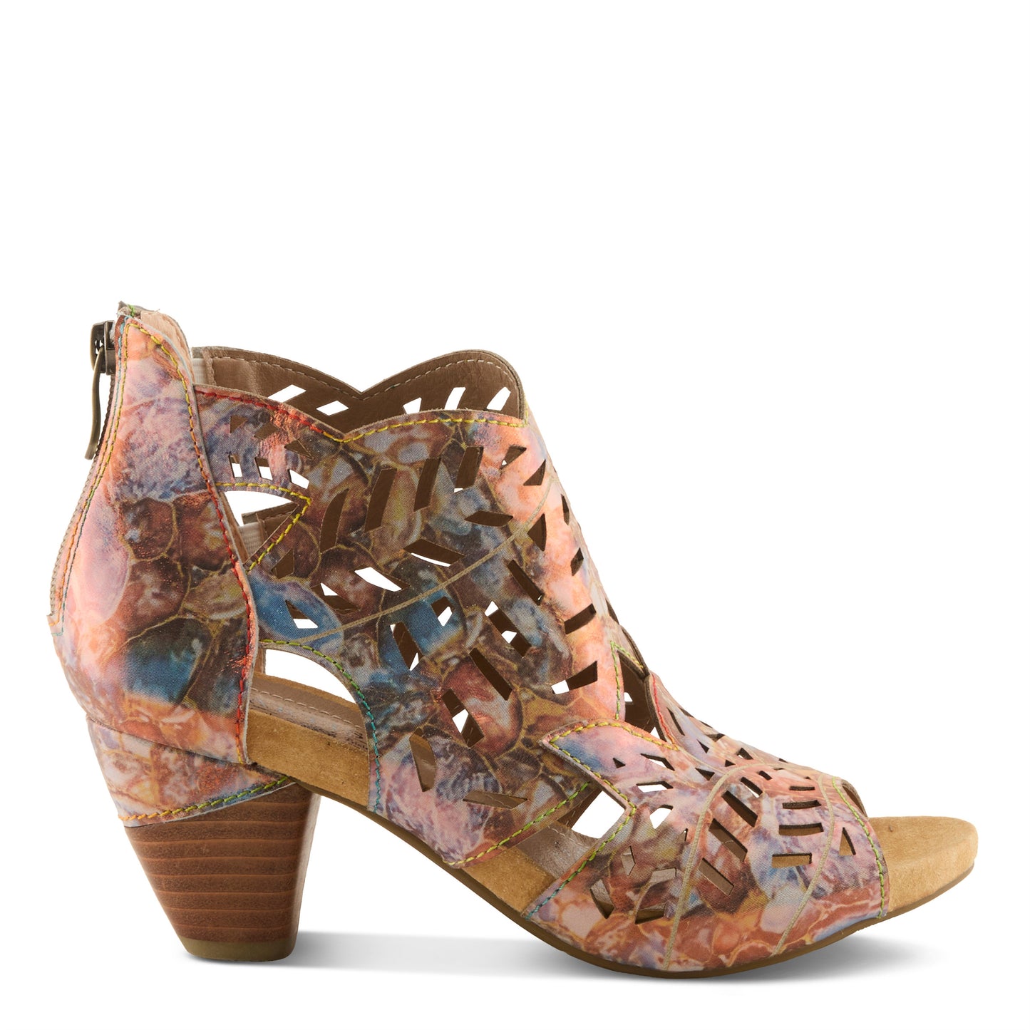 Icon Met Bronze Multi Shootie Heel by L'Artiste from Spring Step Shoes