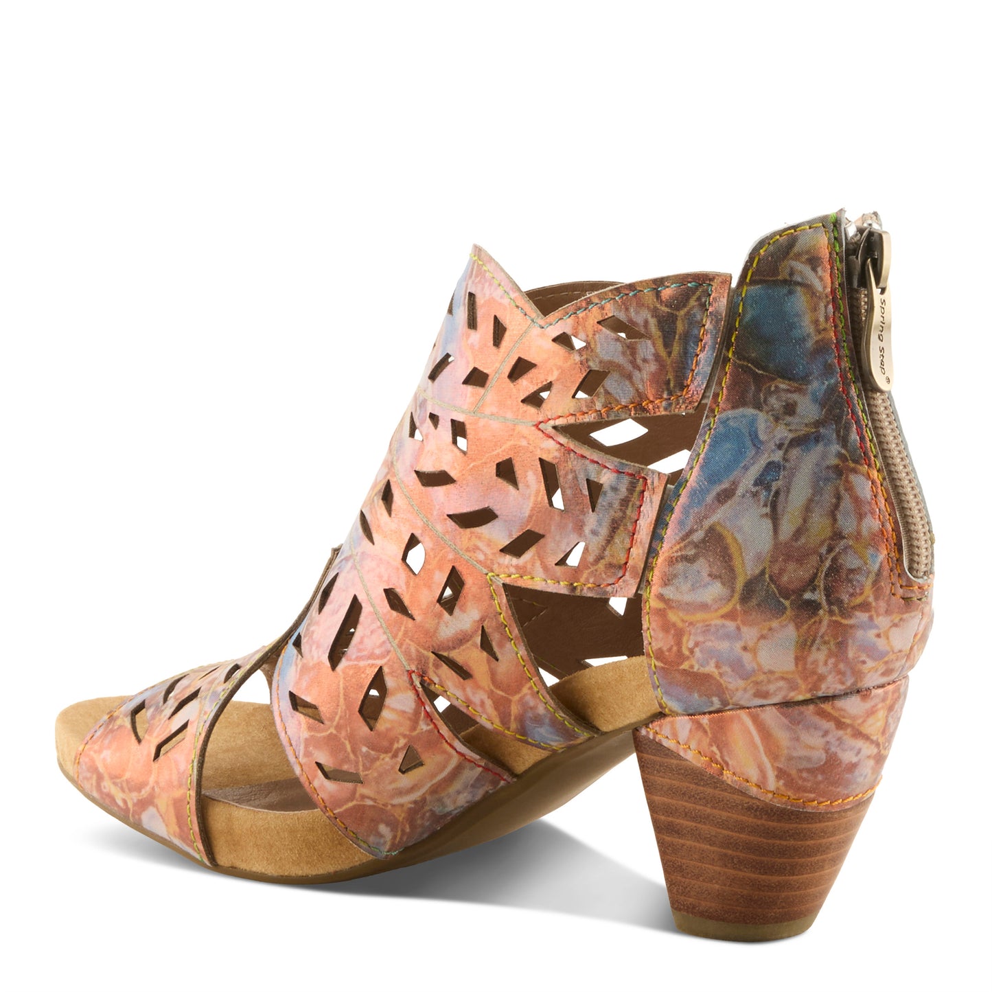 Icon Met Bronze Multi Shootie Heel by L'Artiste from Spring Step Shoes