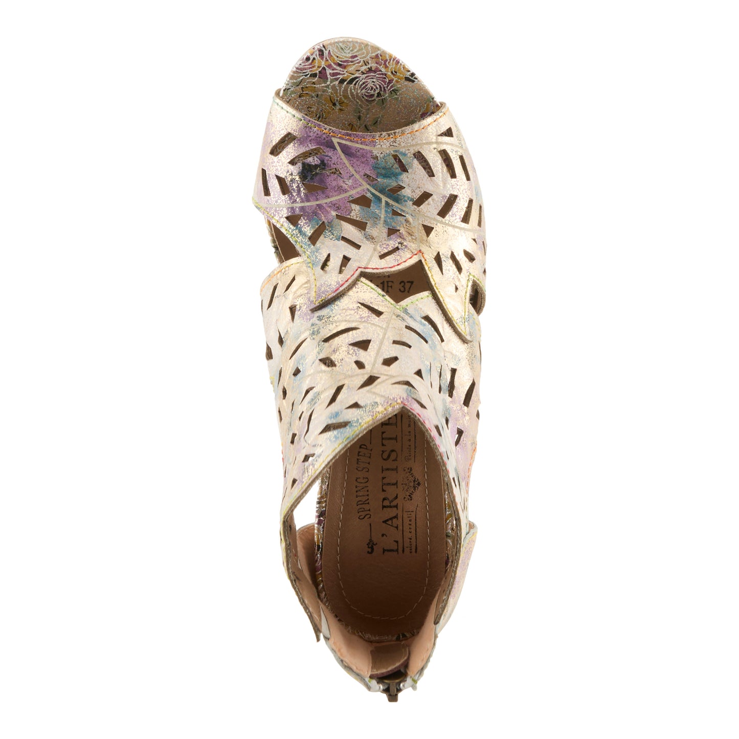 Icon Met Lilac Multi Shootie Heel by L'Artiste from Spring Step Shoes