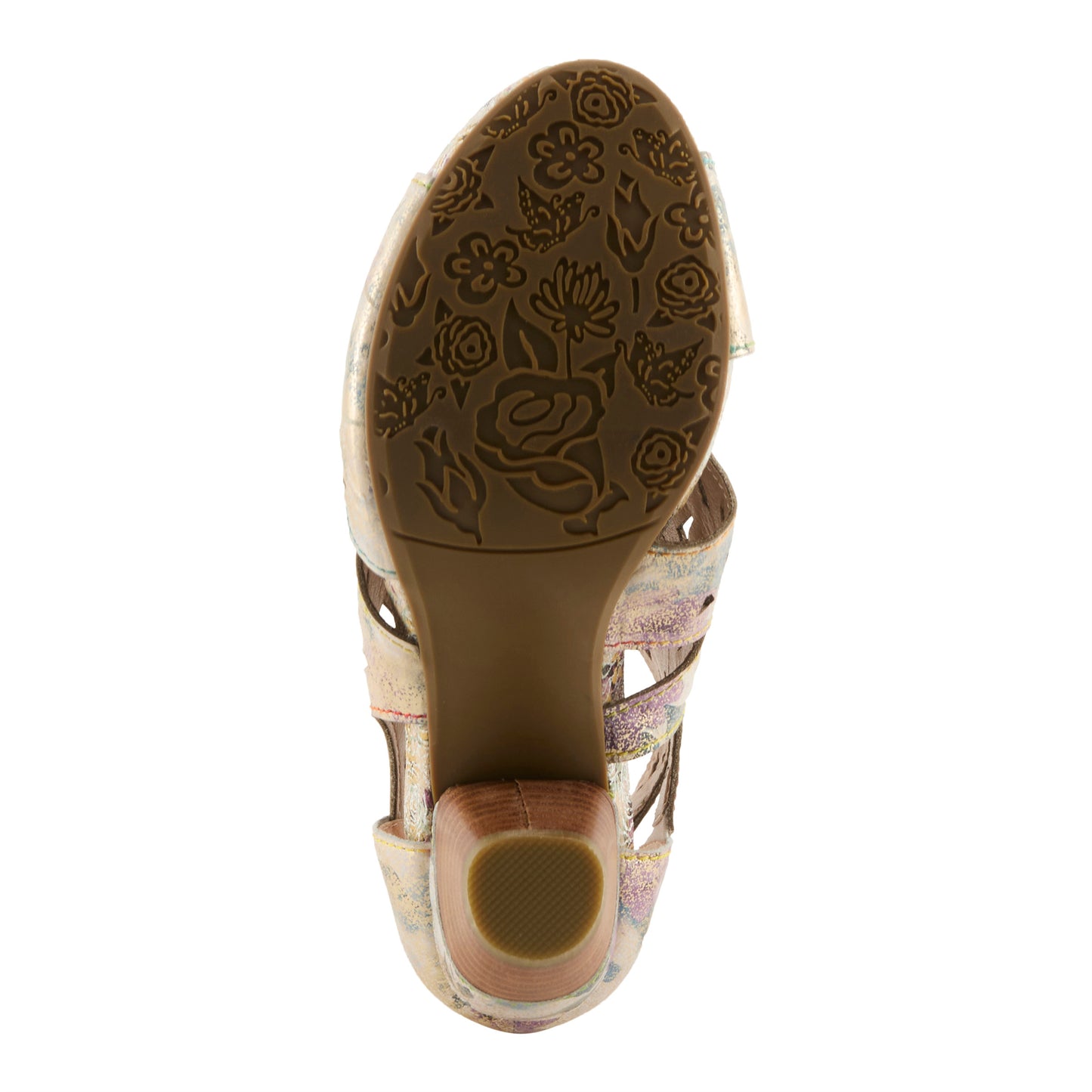 Icon Met Lilac Multi Shootie Heel by L'Artiste from Spring Step Shoes