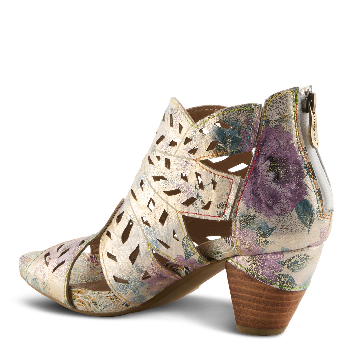 Icon Met Lilac Multi Shootie Heel by L'Artiste from Spring Step Shoes