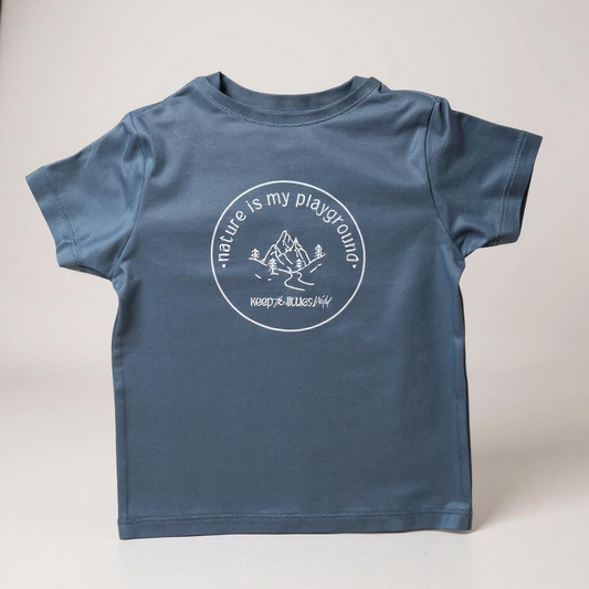 Blue bamboo nature is my playground Tee