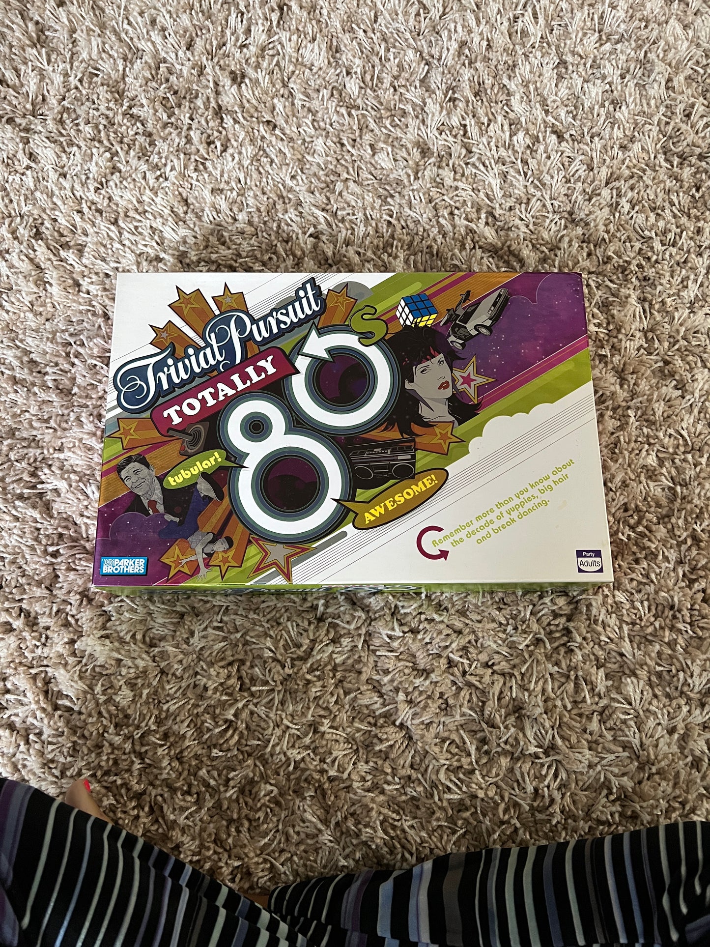 Trivial Pursuit Totally 80s Game Board 2006 Parker Brothers